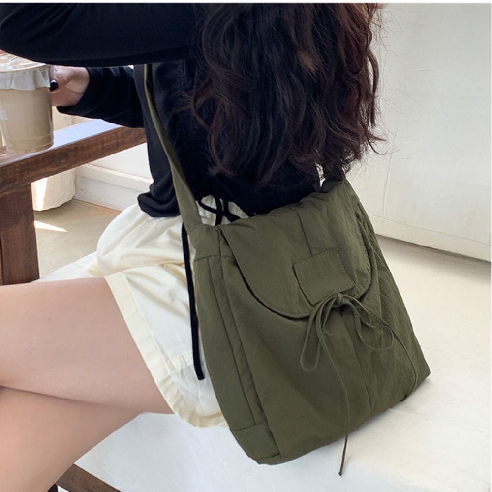 Interior Design Korean Style - Koreaanse stijl flap nylon strik crossbody