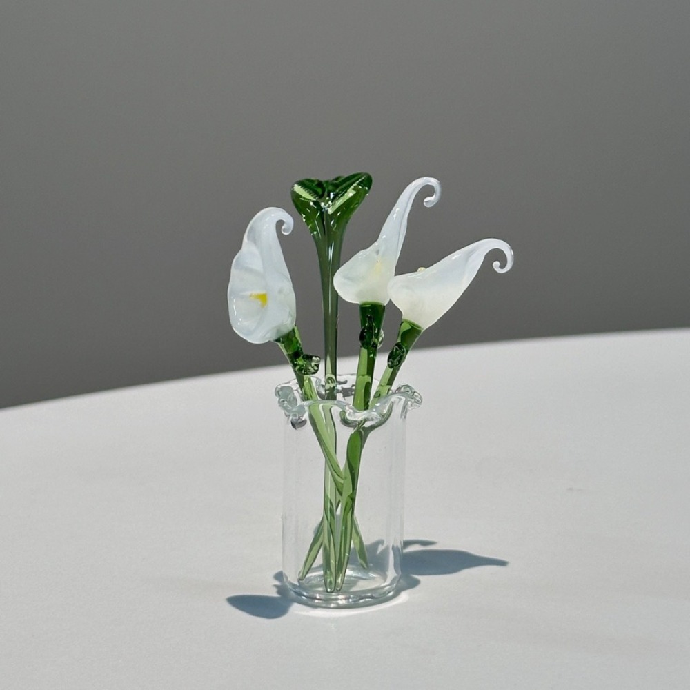 Interior Design Apartment - 1 PC handgemaakt glazen bloemenboeket Mini