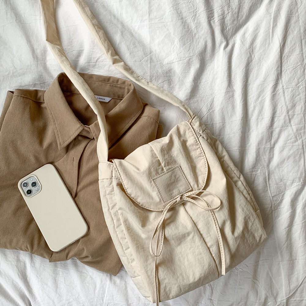 Interior Design Korean Style - Koreaanse stijl nylon crossbodytas met klep