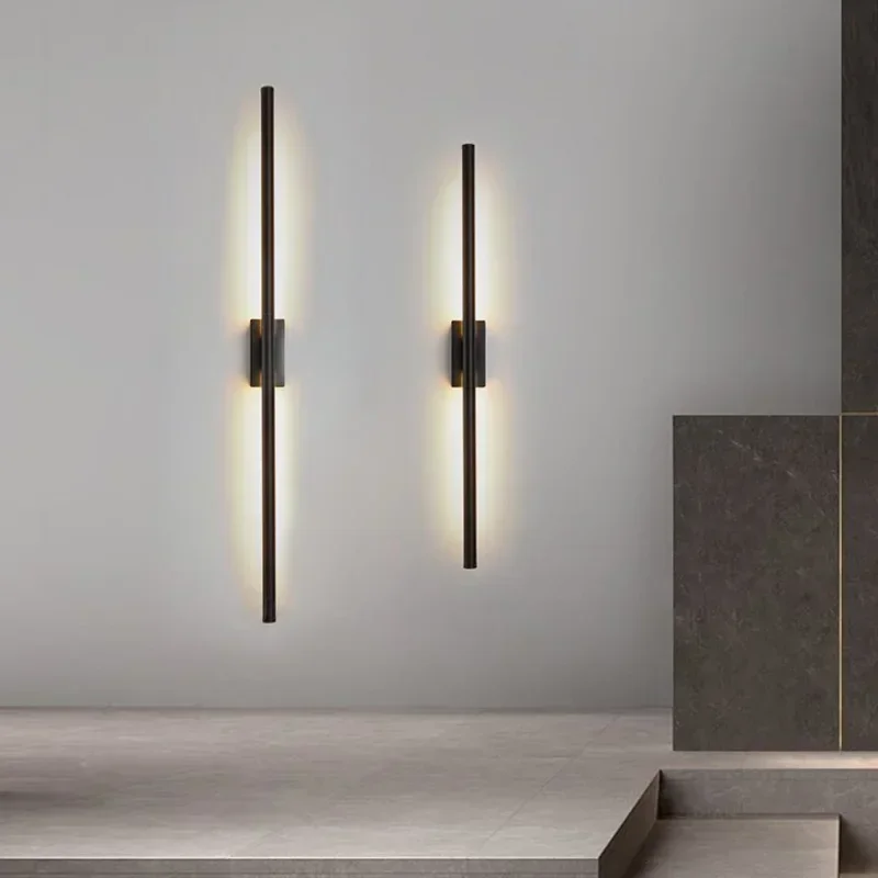 Interior Design Years Of Study - Nordic Light Luxe Metalen Wandlamp Lange