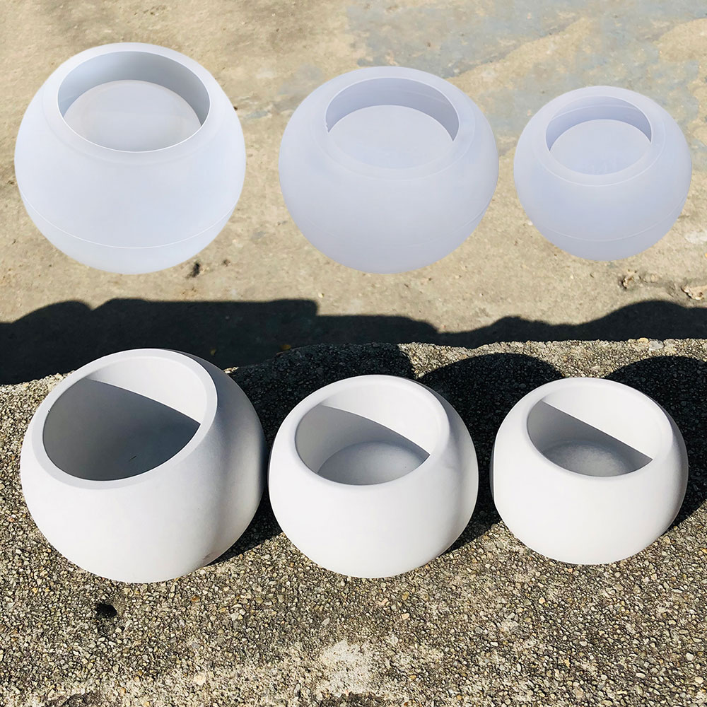 3-delige ronde bloempot silico - Terrazzo Pot Cement recensie en prijs