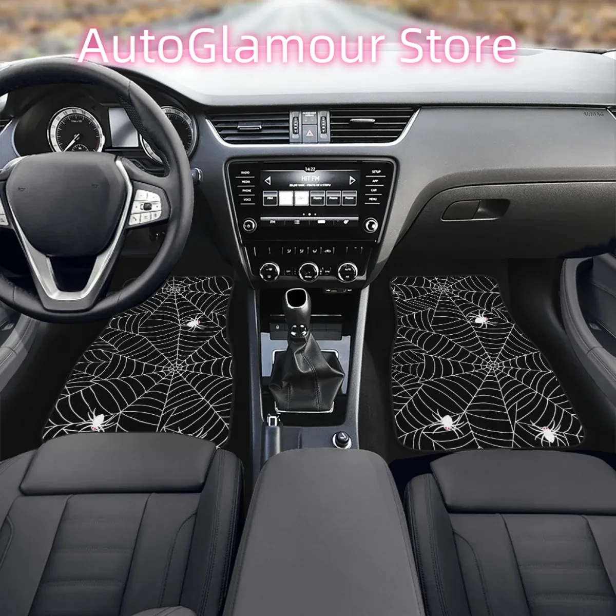 Zwart spinnenweb ontwerp auto  - Interior Design Web Free recensie en prijs