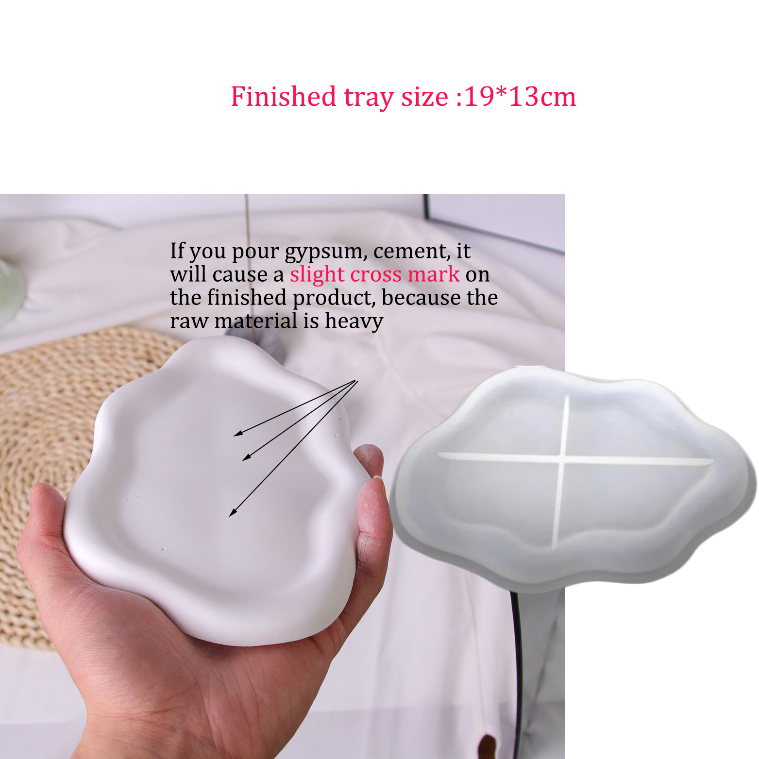 Cloud lade siliconen mallen vo - Terrazzo Pot Cement recensie en prijs