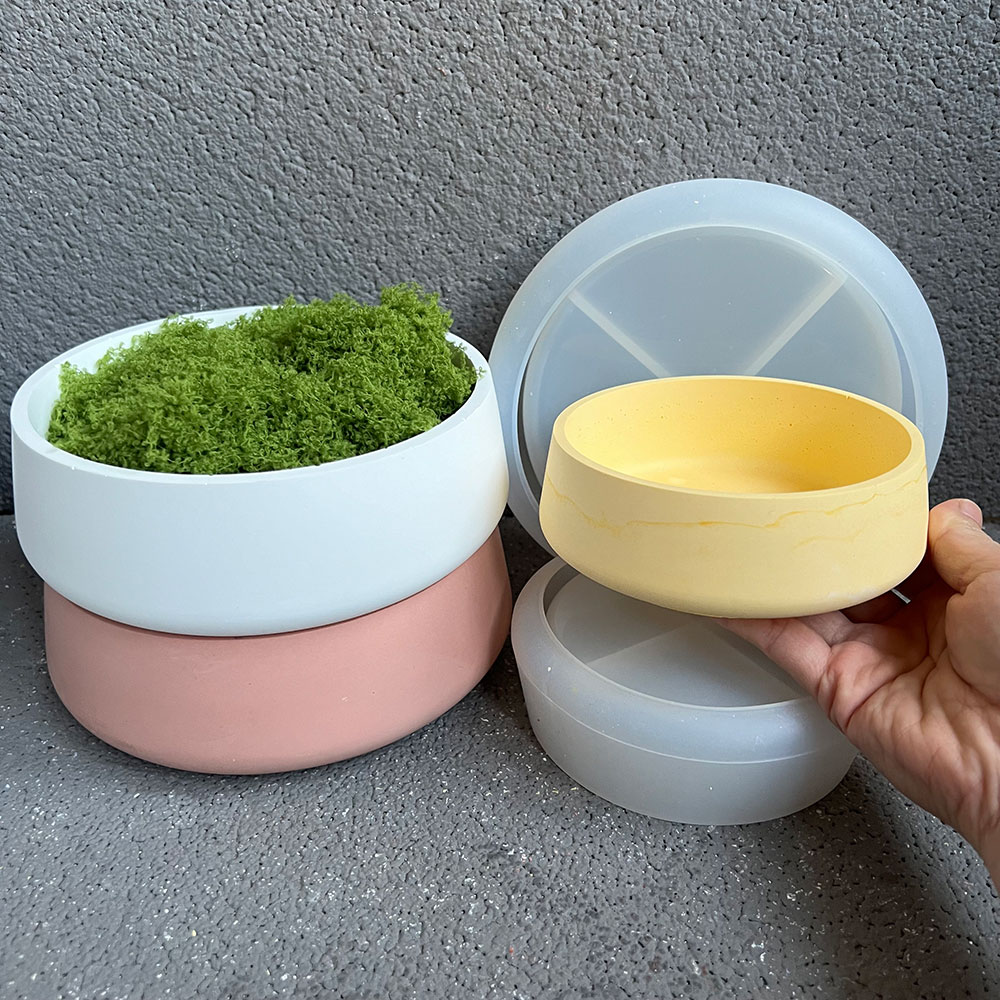 Grote kom bloempot siliconen m - Terrazzo Pot Cement recensie en prijs