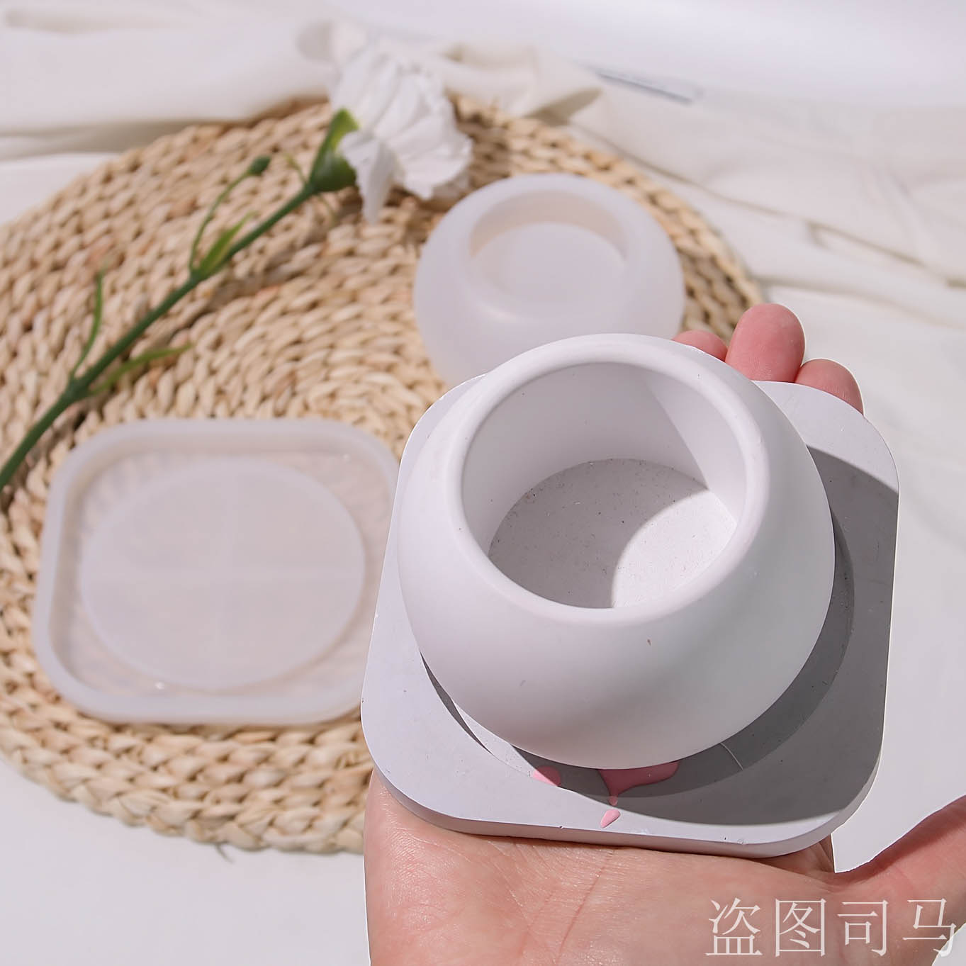 Betonnen bloempot mal met lade - Terrazzo Pot Cement recensie en prijs