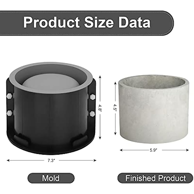 Siliconen mallen voor cementpo - Terrazzo Pot Cement recensie en prijs