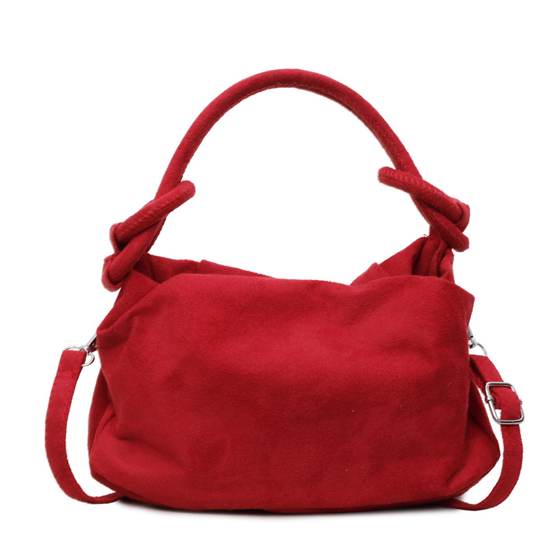 Ruched Cloud Bag Dames Suede k - Interior Design Korean Style recensie en prijs